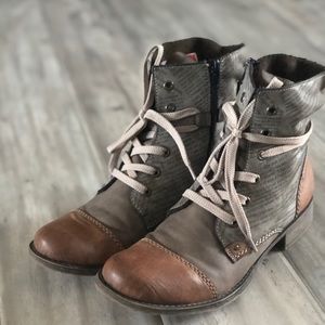 Rieker Payton 22 Lace Up Boot